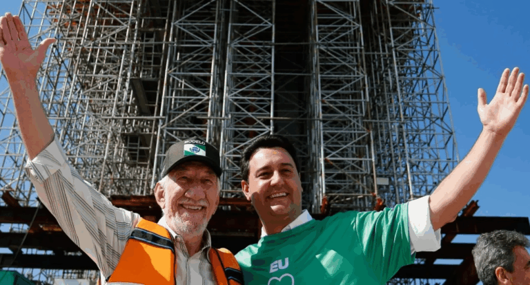 Ponte de Guaratuba alcança 50% de conclusão