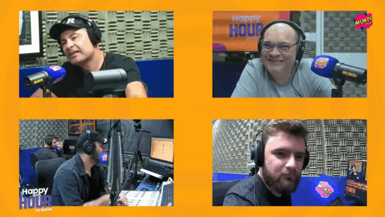 Marcelo Rangel participa do ‘Happy Hour da Mundi’ e relembra fase no humor radiofônico