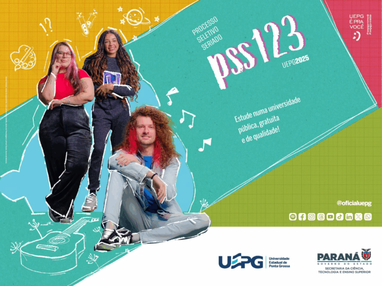 UEPG abre inscrições do PSS 2025 para alunos do Ensino Médio