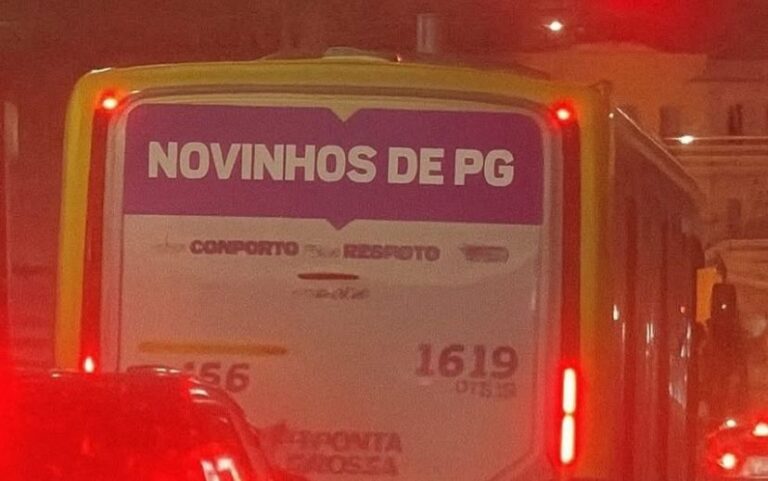 Duplo sentido: falha na comunicação em slogan de novos ônibus em PG vira piada nas redes