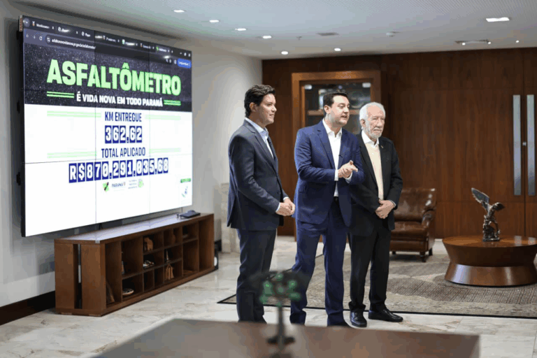 Governo lança Asfaltômetro para população acompanhar obras do Asfalto Novo, Vida Nova