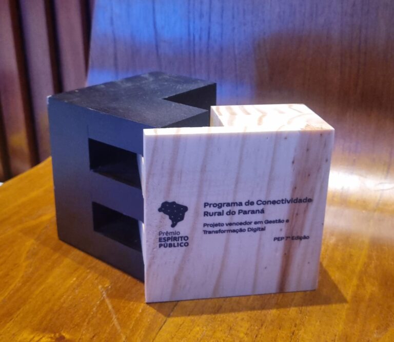 Conectividade rural do Paraná ganha prêmio nacional