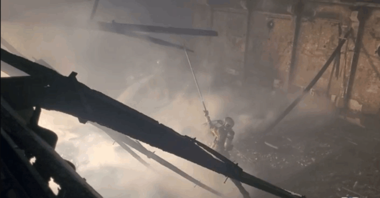 Incêndio destrói clube no centro de Ponta Grossa