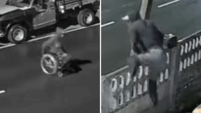 Vídeo: Cadeirante pula muro para furtar baterias e caso chama atenção em Ponta Grossa