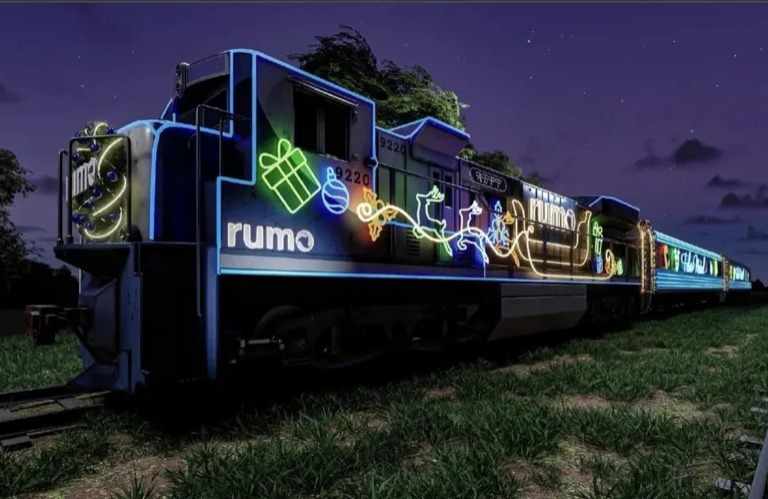 Maria Fumaça iluminada chega a Ponta Grossa no início de dezembro