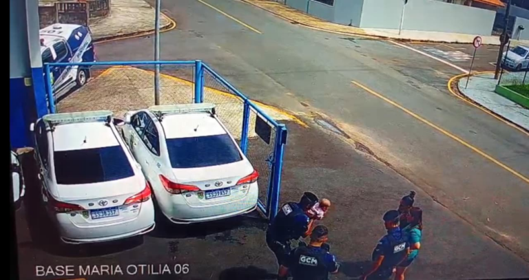 Equipe da Guarda Municipal salva bebê engasgada em PG