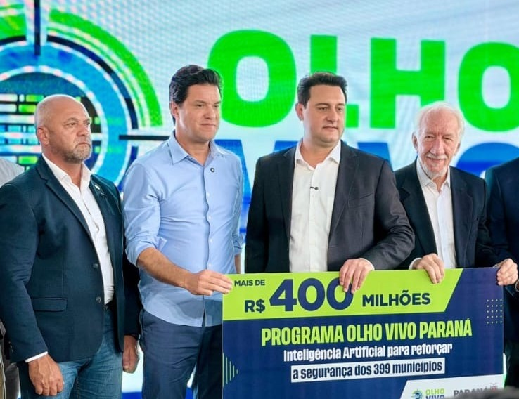 Ponta Grossa vai receber 98 câmeras do programa de monitoramento “Olho Vivo” Paraná