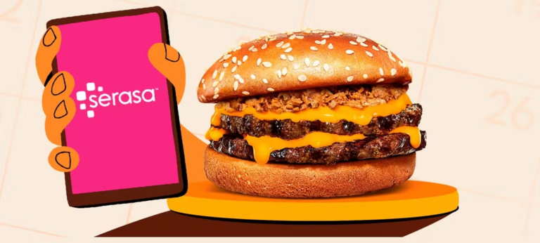 Burger King e Serasa lançam promoção com Cheddar Duplo grátis