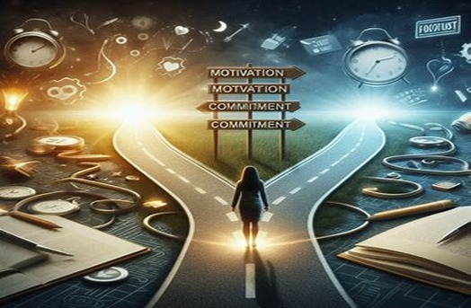 Compromisso é diferente de Motivação. Como Decisão é diferente executar o que precisa ser feito. Saúde precisa estar bem em tudo