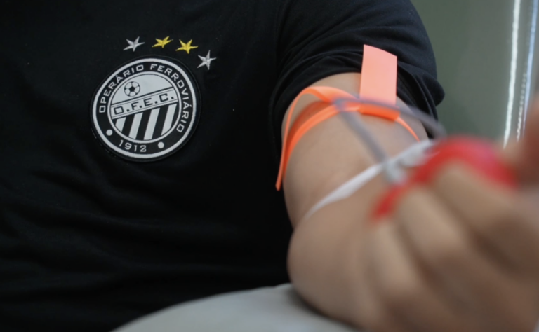 Operário promove mutirão de doação de sangue com atletas e colaboradores