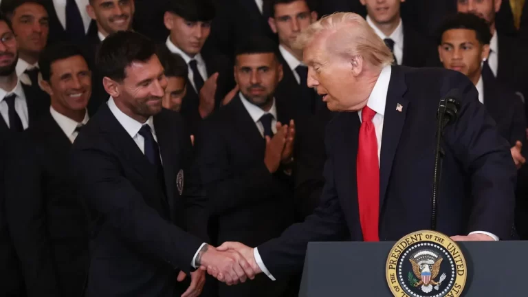 Trump cita Palmeiras como “melhor clube do Brasil” em encontro com Messi