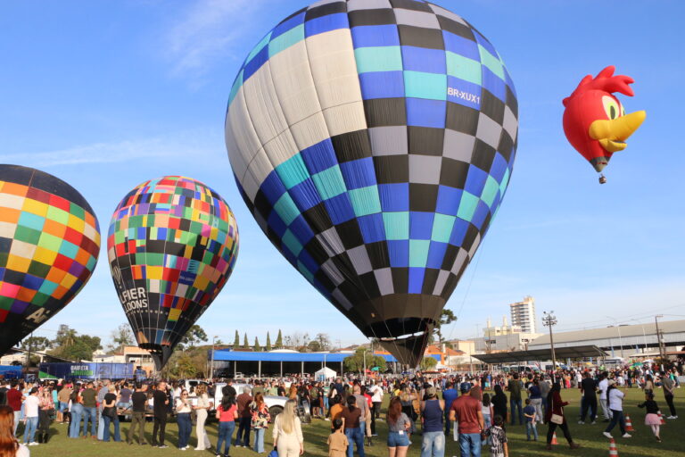 Festival de Balonismo de Castro será realizado no Parque Lacustre
