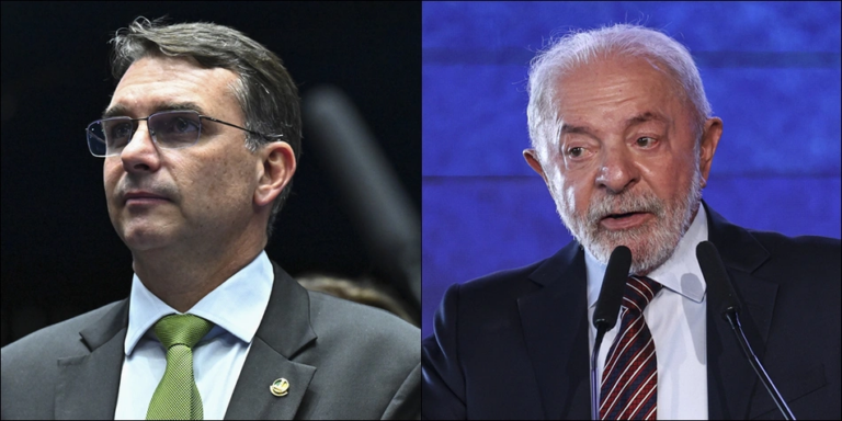 Flávio Bolsonaro tem 45% e Lula aparece com 42% em eventual segundo turno, aponta nova pesquisa
