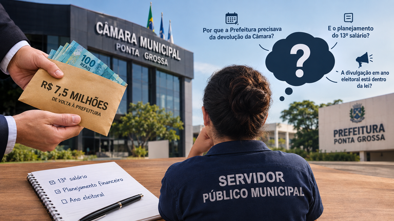 ANÁLISE: 13º com dinheiro da Câmara: socorro financeiro ou falta de planejamento?
