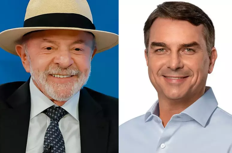 Nova pesquisa aponta empate entre Lula e Flávio, em eventual segundo turno